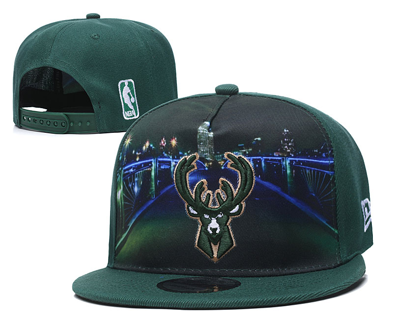 Milwaukee Bucks Stitched Snapback Hats 002